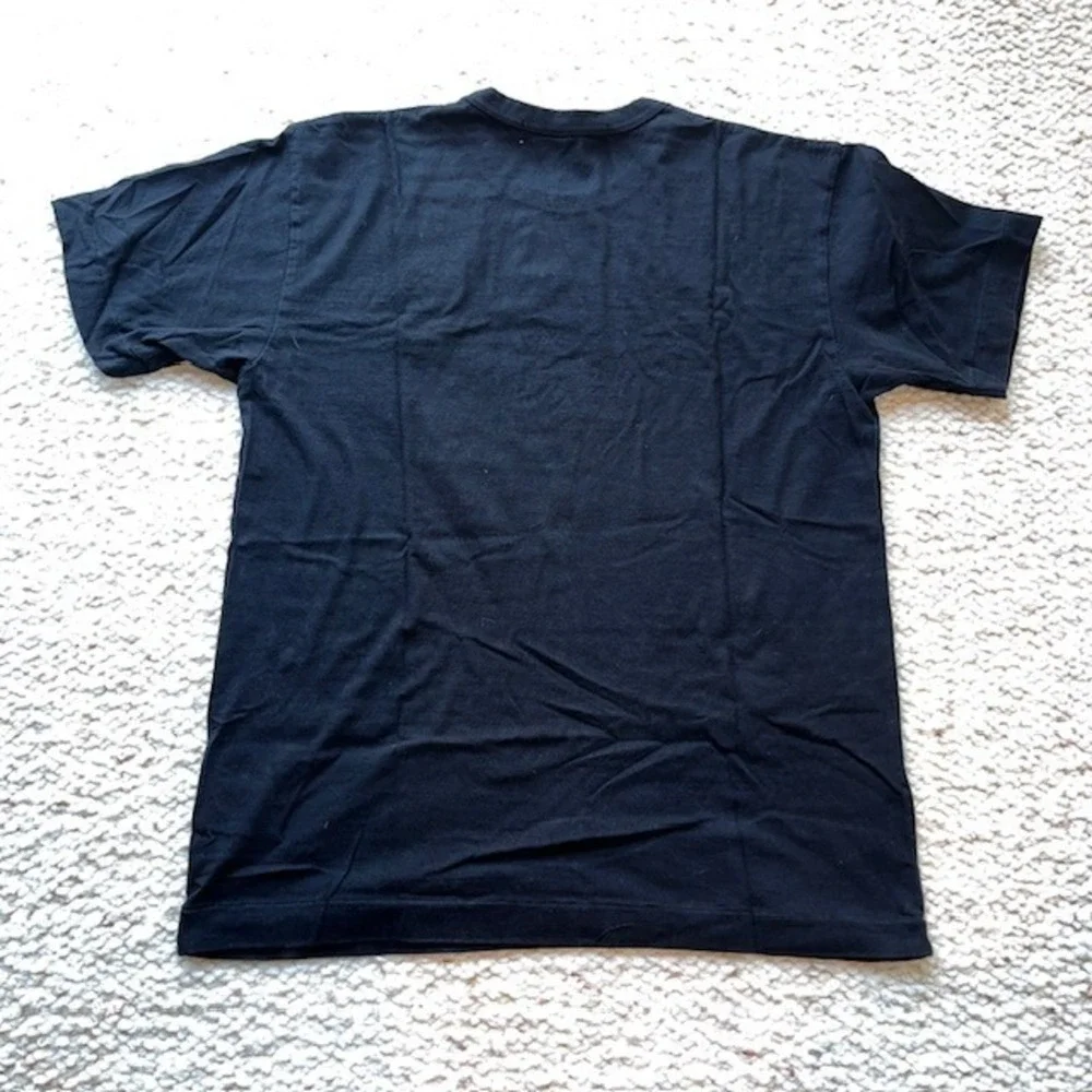 Comme des Garcons Play Red Heart Logo T-Shirt Short Sleeve Black Large